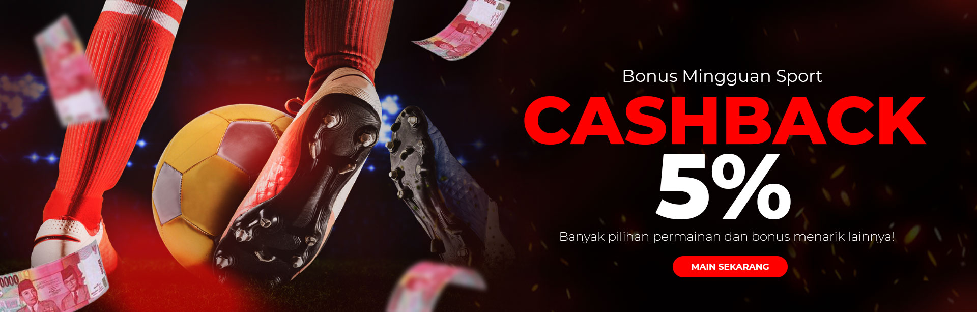 Bonus Cashback 5% Sports