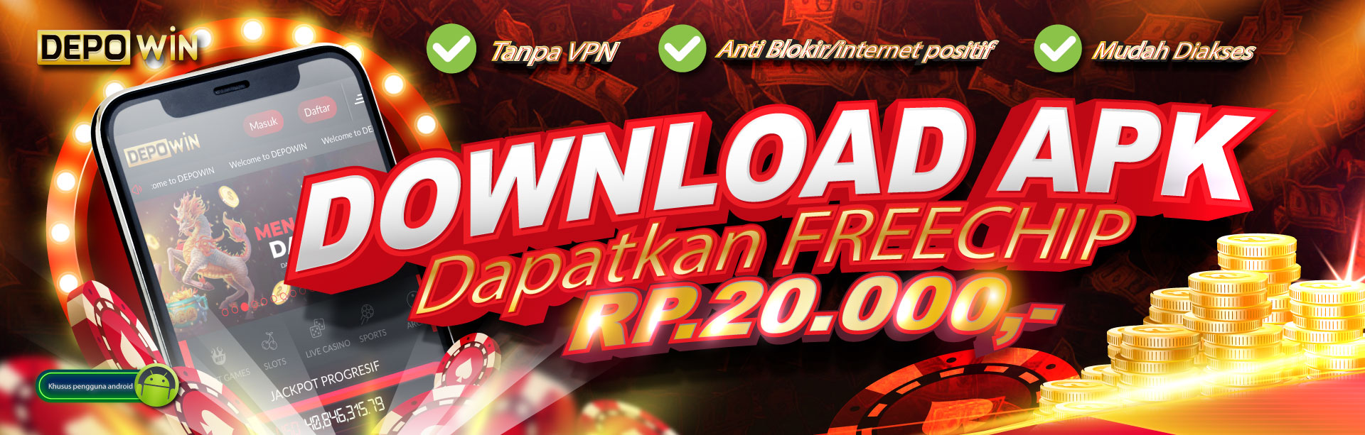 Freechip 20 rb Download APK