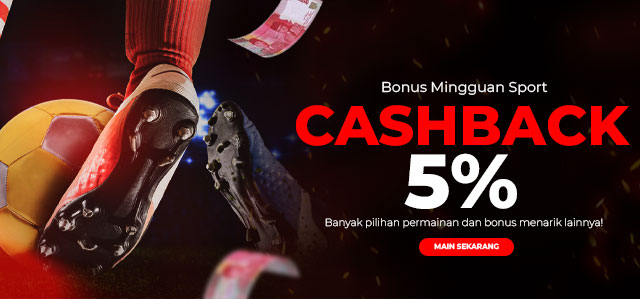 Bonus Cashback 5% Sports