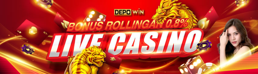 Bonus Mingguan Rollingan Live Casino 0.8%