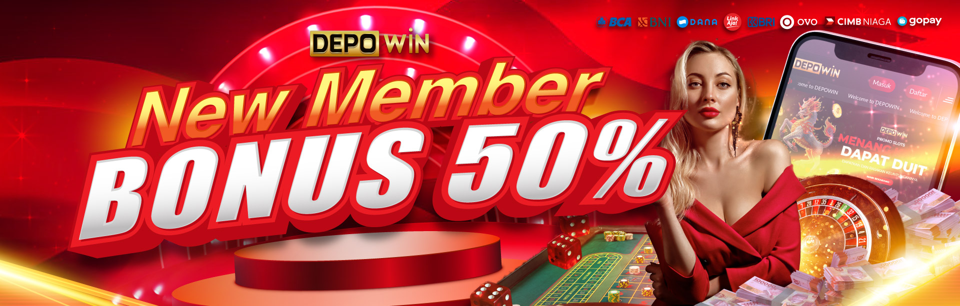 Bonus First Deposit 50%